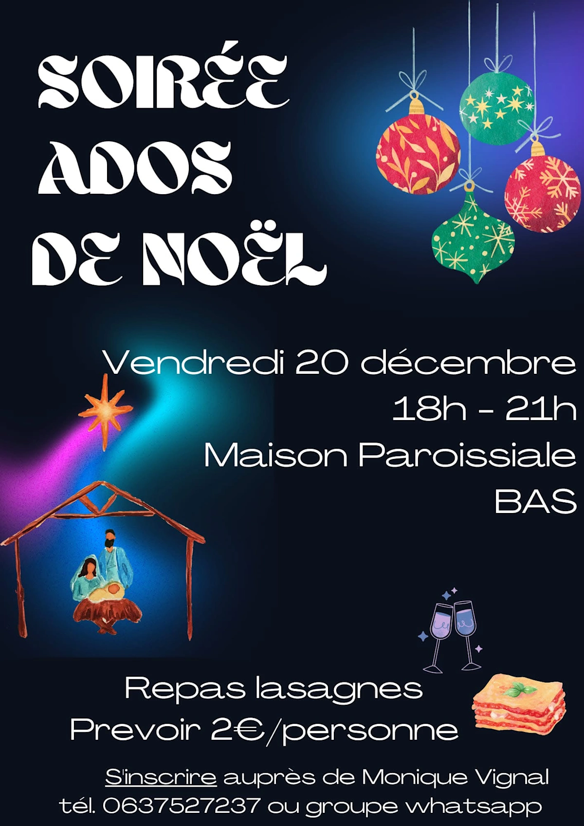 Soirée ados Noël 2024