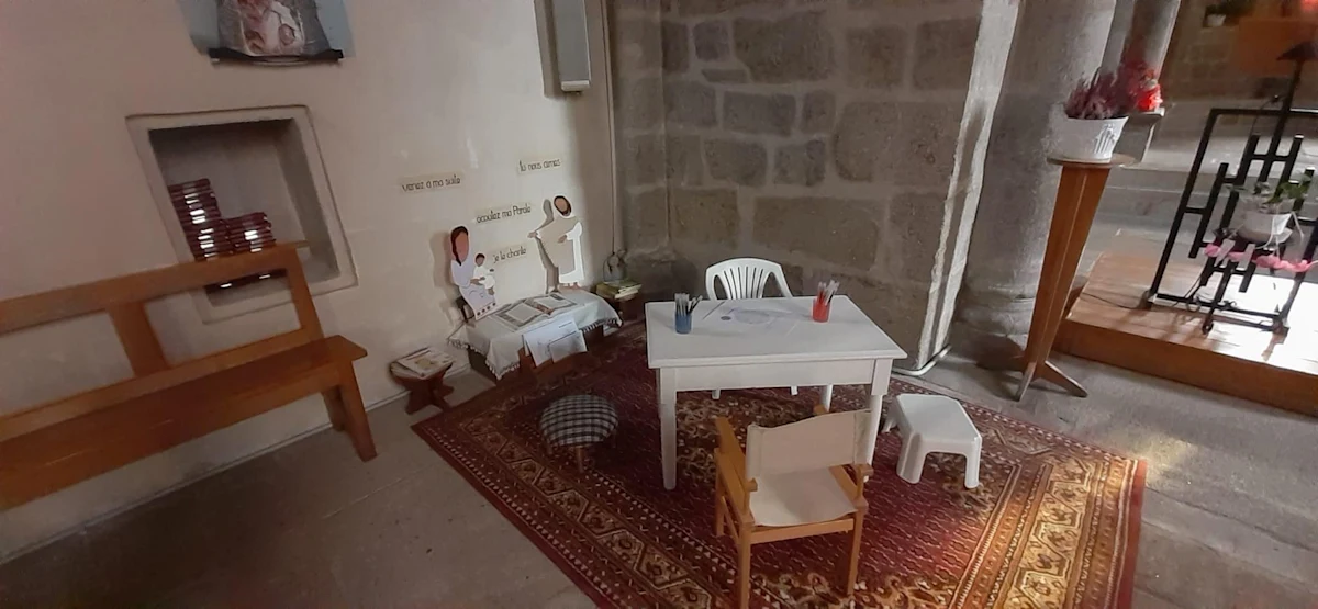 Espace enfants à l’église de Beauzac