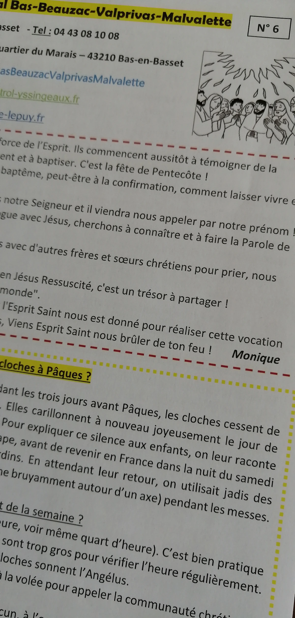 Notre 6 ème journal interparoissial est paru !