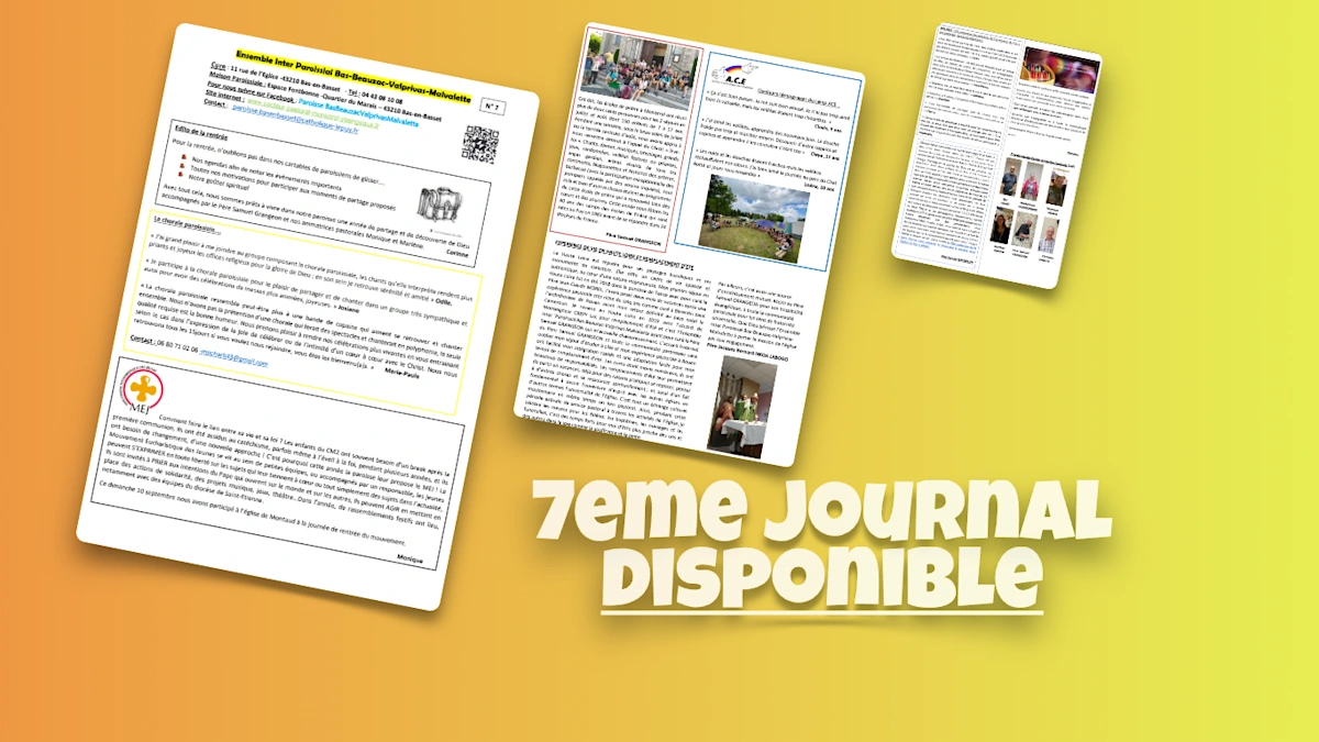 7ème journal inter-paroissial disponible !
